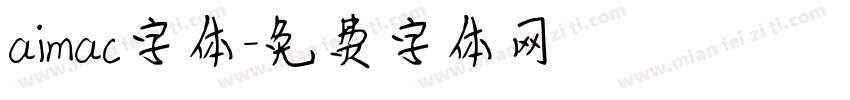 aimac字体字体转换