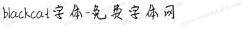 blackcat字体字体转换