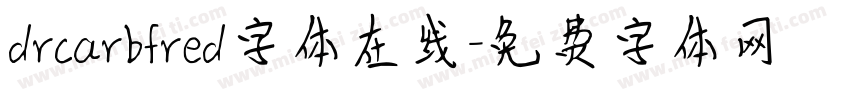 drcarbfred字体在线字体转换