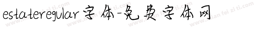 estateregular字体字体转换