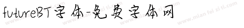 futureBT字体字体转换