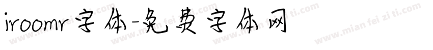 iroomr字体字体转换