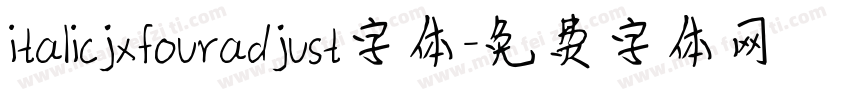italicjxfouradjust字体字体转换