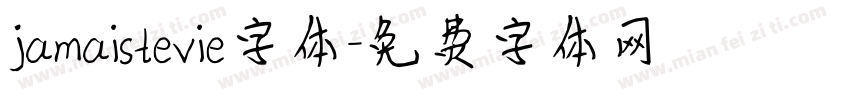 jamaistevie字体字体转换