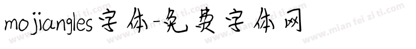 mojiangles字体字体转换