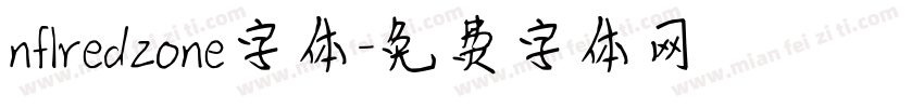 nflredzone字体字体转换