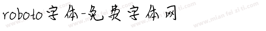 roboto字体字体转换