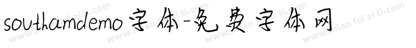 southamdemo字体字体转换