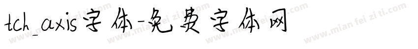 tch_axis字体字体转换