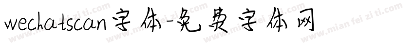 wechatscan字体字体转换