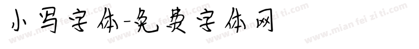 小写字体字体转换
