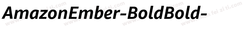 AmazonEmber-BoldBold字体转换
