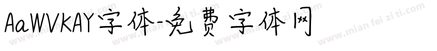 AaWVKAY字体字体转换