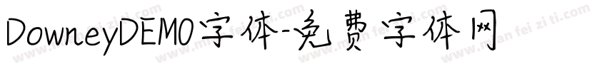 DowneyDEMO字体字体转换