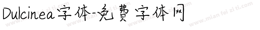 Dulcinea字体字体转换