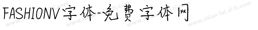 FASHIONV字体字体转换