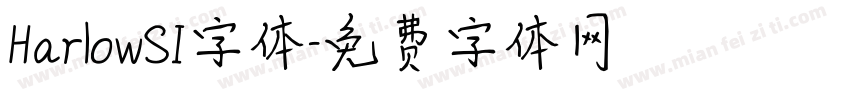 HarlowSI字体字体转换