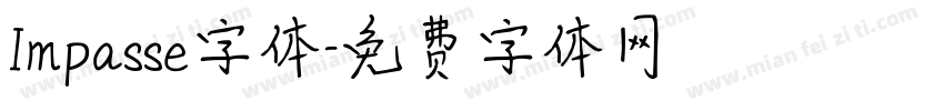 Impasse字体字体转换