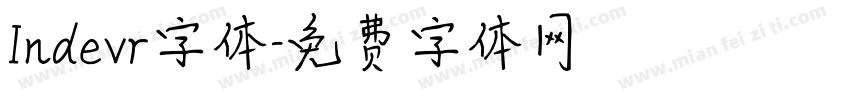 Indevr字体字体转换
