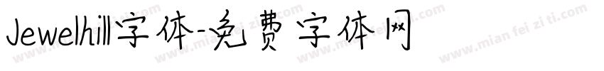 Jewelhill字体字体转换