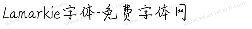 Lamarkie字体字体转换