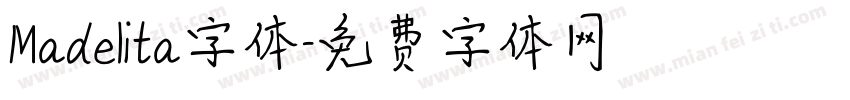 Madelita字体字体转换