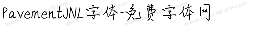 PavementJNL字体字体转换