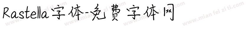 Rastella字体字体转换
