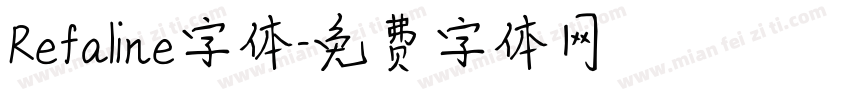 Refaline字体字体转换