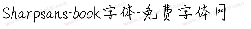 Sharpsans-book字体字体转换