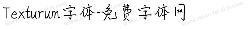 Texturum字体字体转换