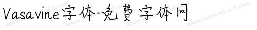 Vasavine字体字体转换