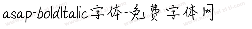 asap-boldltalic字体字体转换