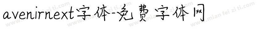avenirnext字体字体转换