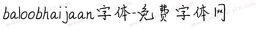 baloobhaijaan字体字体转换