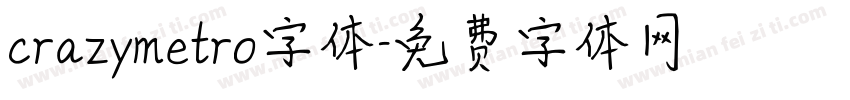 crazymetro字体字体转换