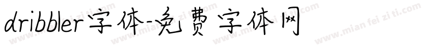 dribbler字体字体转换