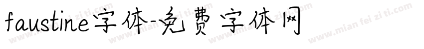 faustine字体字体转换