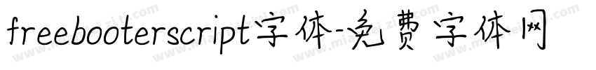 freebooterscript字体字体转换