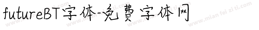 futureBT字体字体转换