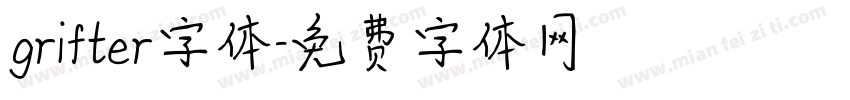 grifter字体字体转换