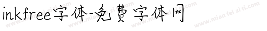 inkfree字体字体转换