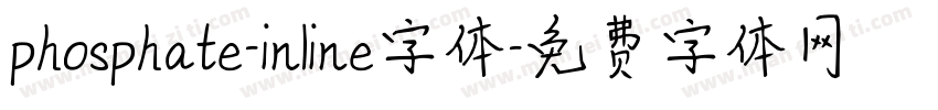 phosphate-inline字体字体转换