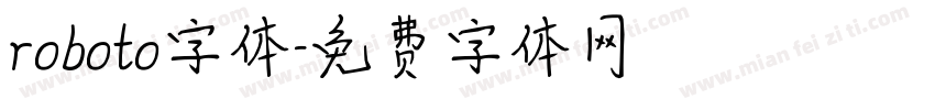 roboto字体字体转换