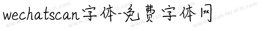 wechatscan字体字体转换