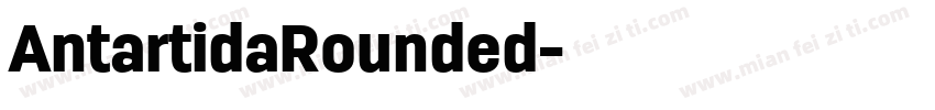 AntartidaRounded字体转换
