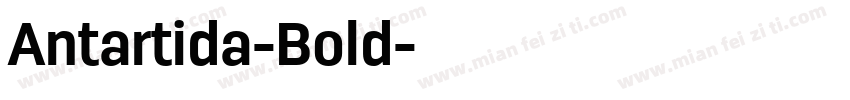 Antartida-Bold字体转换