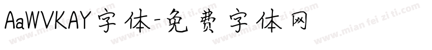 AaWVKAY字体字体转换