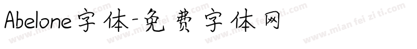 Abelone字体字体转换
