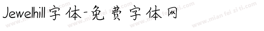 Jewelhill字体字体转换